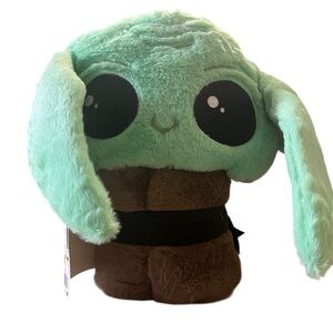 Cute Green and Brown Plush Toy